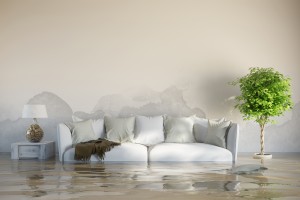Serious flooding and water damage