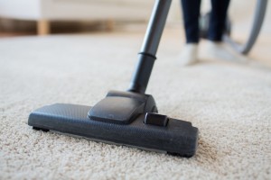 vacuum cleaning carpet after stain removal