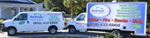 Escarosa Carpet Cleaning and Mold Removal Trucks
